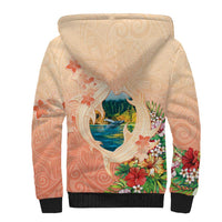 Hawaii Kauai Na Pali Coast Landscape Sherpa Hoodie LT05 - Polynesian Pride