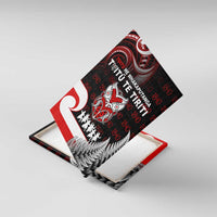 Aotearoa Toitu He Whakaputanga Canvas Wall Art Toitu Te Tiriti O Waitangi LT05 With Frame Black - Polynesian Pride