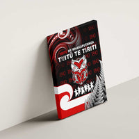 Aotearoa Toitu He Whakaputanga Canvas Wall Art Toitu Te Tiriti O Waitangi LT05 - Polynesian Pride