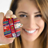 Wallis And Futuna Christmas AirPods Case Festive Beach Vibes - Polynesian Pride