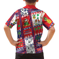 Wallis And Futuna Christmas Family Matching Mermaid Dress and Hawaiian Shirt Festive Beach Vibes - Polynesian Pride