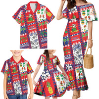 Wallis And Futuna Christmas Family Matching Mermaid Dress and Hawaiian Shirt Festive Beach Vibes - Polynesian Pride