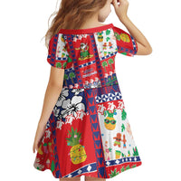 Wallis And Futuna Christmas Family Matching Off The Shoulder Long Sleeve Dress and Hawaiian Shirt Festive Beach Vibes - Polynesian Pride