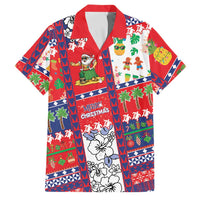 Wallis And Futuna Christmas Family Matching Puletasi and Hawaiian Shirt Festive Beach Vibes - Polynesian Pride