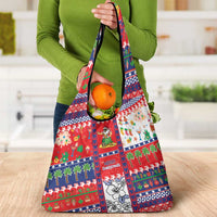 Wallis And Futuna Christmas Grocery Bag Festive Beach Vibes - Polynesian Pride