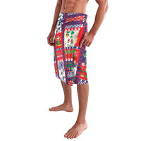 Wallis And Futuna Christmas Lavalava Festive Beach Vibes - Polynesian Pride