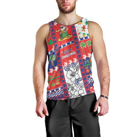 Wallis And Futuna Christmas Men Tank Top Festive Beach Vibes - Polynesian Pride
