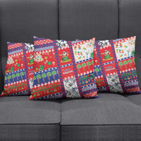 Wallis And Futuna Christmas Pillow Cover Festive Beach Vibes - Polynesian Pride
