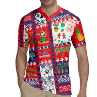Wallis And Futuna Christmas Rugby Jersey Festive Beach Vibes LT05 - Polynesian Pride