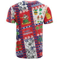 Wallis And Futuna Christmas T Shirt Festive Beach Vibes - Polynesian Pride