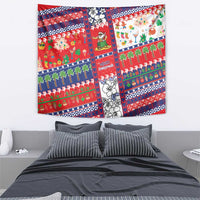 Wallis And Futuna Christmas Tapestry Festive Beach Vibes - Polynesian Pride