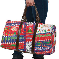 Wallis And Futuna Christmas Travel Bag Festive Beach Vibes - Polynesian Pride