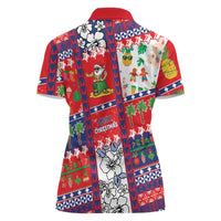 Wallis And Futuna Christmas Women Polo Shirt Festive Beach Vibes LT05 - Polynesian Pride