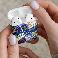 Northern Mariana Islands Christmas AirPods Case Festive Beach Vibes - Polynesian Pride