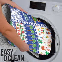 Northern Mariana Islands Christmas Bathroom Set Festive Beach Vibes - Polynesian Pride