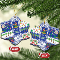 Northern Mariana Islands Christmas Ceramic Ornament Festive Beach Vibes - Polynesian Pride