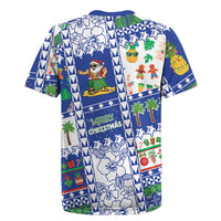 Northern Mariana Islands Christmas Rugby Jersey Festive Beach Vibes LT05 - Polynesian Pride