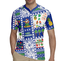 Northern Mariana Islands Christmas Rugby Jersey Festive Beach Vibes - Polynesian Pride