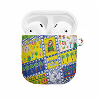 New Caledonia Christmas AirPods Case Festive Beach Vibes LT05 Yellow - Polynesian Pride