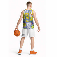 New Caledonia Christmas Basketball Jersey Festive Beach Vibes - Polynesian Pride