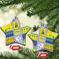 New Caledonia Christmas Ceramic Ornament Festive Beach Vibes - Polynesian Pride