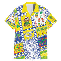 New Caledonia Christmas Family Matching Mermaid Dress and Hawaiian Shirt Festive Beach Vibes - Polynesian Pride