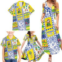 New Caledonia Christmas Family Matching Summer Maxi Dress and Hawaiian Shirt Festive Beach Vibes - Polynesian Pride