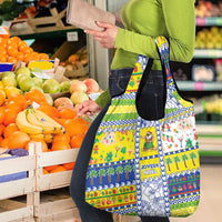 New Caledonia Christmas Grocery Bag Festive Beach Vibes - Polynesian Pride