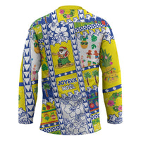 New Caledonia Christmas Hockey Jersey Festive Beach Vibes LT05 - Polynesian Pride