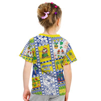 New Caledonia Christmas Kid T Shirt Festive Beach Vibes LT05 - Polynesian Pride