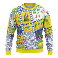 New Caledonia Christmas Ugly Christmas Sweater Festive Beach Vibes - Polynesian Pride