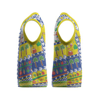 New Caledonia Christmas Knitted V-Neck Vest Festive Beach Vibes LT05 - Polynesian Pride