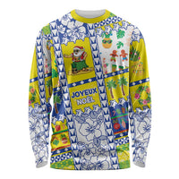 New Caledonia Christmas Long Sleeve Shirt Festive Beach Vibes - Polynesian Pride