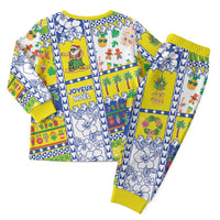 New Caledonia Christmas Pajama Set Festive Beach Vibes LT05 - Polynesian Pride