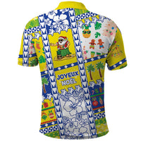 New Caledonia Christmas Polo Shirt Festive Beach Vibes - Polynesian Pride