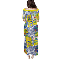 New Caledonia Christmas Puletasi Festive Beach Vibes - Polynesian Pride