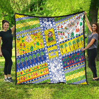 New Caledonia Christmas Quilt Festive Beach Vibes - Polynesian Pride