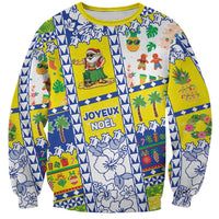 New Caledonia Christmas Sweatshirt Festive Beach Vibes - Polynesian Pride