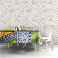 New Caledonia Christmas Tablecloth Festive Beach Vibes - Polynesian Pride