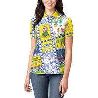 New Caledonia Christmas Women Polo Shirt Festive Beach Vibes LT05 - Polynesian Pride