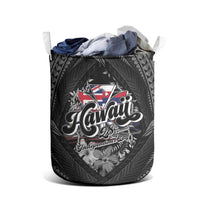 Hawaii November 28th Laundry Basket Kanaka Maoli Tribal Pattern - Polynesian Pride