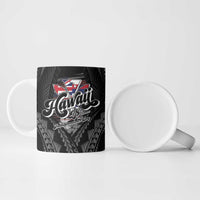 Hawaii November 28th Ceramic Mug Kanaka Maoli Tribal Pattern - Polynesian Pride