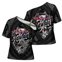 Hawaii November 28th Cross Shoulder Shirt Kanaka Maoli Tribal Pattern LT05 - Polynesian Pride