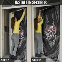 Hawaii November 28th Door Cover Kanaka Maoli Tribal Pattern - Polynesian Pride