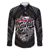 Hawaii November 28th Family Matching Long Sleeve Bodycon Dress and Hawaiian Shirt Kanaka Maoli Tribal Pattern - Polynesian Pride