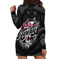 Hawaii November 28th Hoodie Dress Kanaka Maoli Tribal Pattern - Polynesian Pride