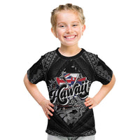 Hawaii November 28th Kid T Shirt Kanaka Maoli Tribal Pattern LT05 Black - Polynesian Pride