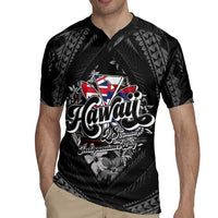 Hawaii November 28th Rugby Jersey Kanaka Maoli Tribal Pattern LT05 - Polynesian Pride