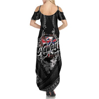 Hawaii November 28th Summer Maxi Dress Kanaka Maoli Tribal Pattern LT05 - Polynesian Pride