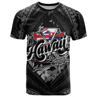 Hawaii November 28th T Shirt Kanaka Maoli Tribal Pattern LT05 Black - Polynesian Pride